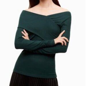 Dark Green Long Sleeve Top